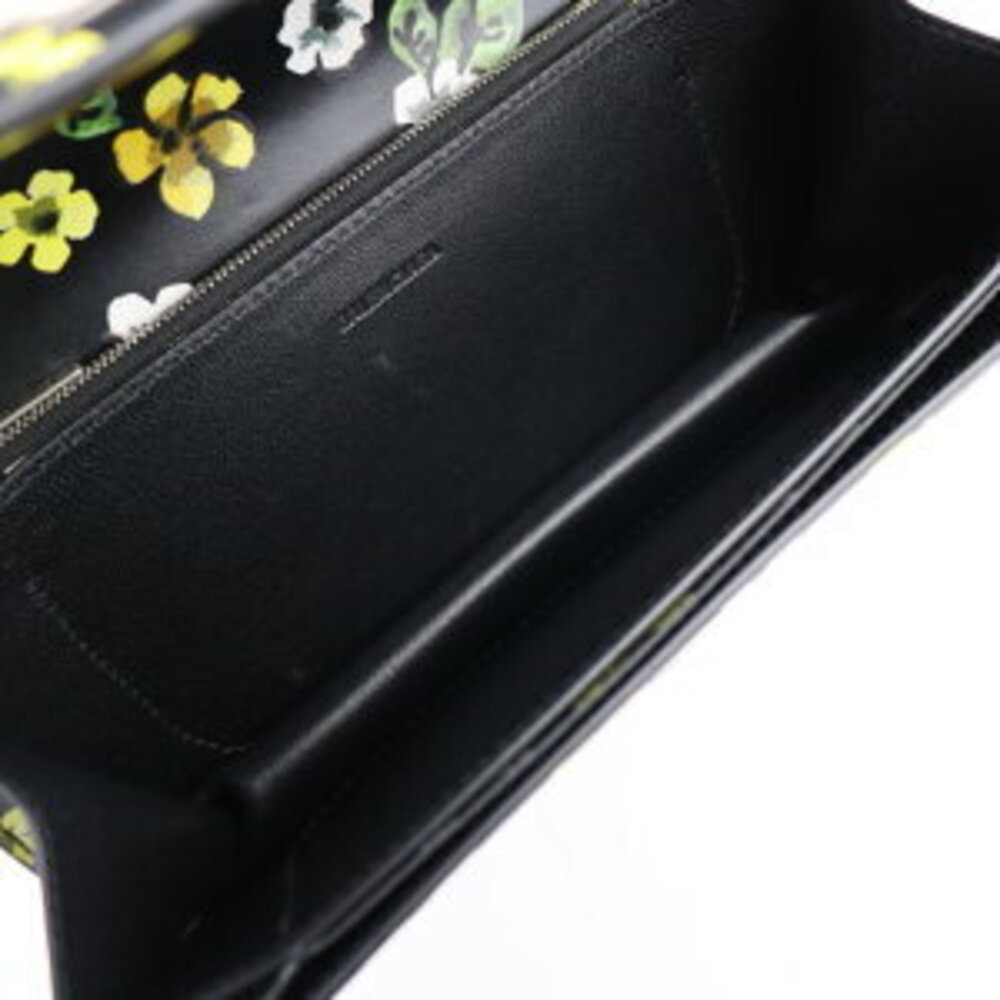 BALENCIAGA GOSSIP BAG SML shoulder black multicolored leather flower logo - Picture 8 of 9